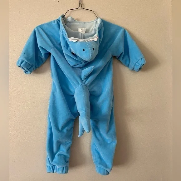 Baby Shark Halloween Costume 6-12 month so cute great condition blue white‎ - Picture 3 of 5